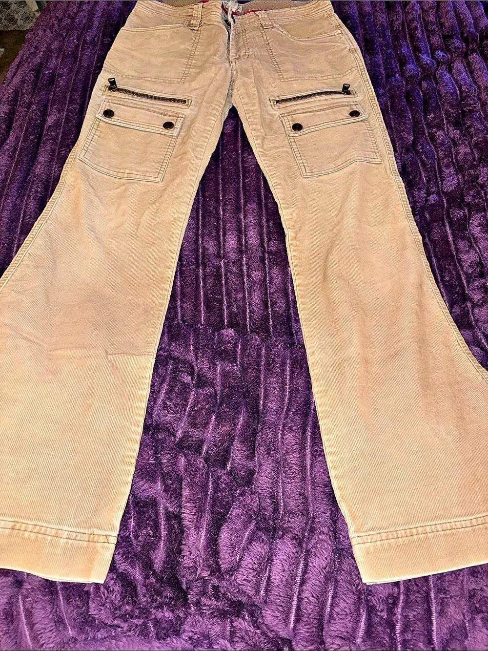 American Eagle Outfitters Straight Leg Pants in Beige Size 6
